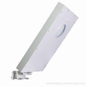 Newest Design All-in-one Integrated Solar Streetlight, 12W Power, 6,000K Color Temperature Range